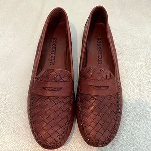 NWOT Robert Zur Womens True Glove Leather Petra Driving Loafer 9.5 AA Narrow